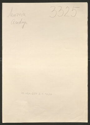 Muvrin, Andrija, 27.11.1912. Policijski karton