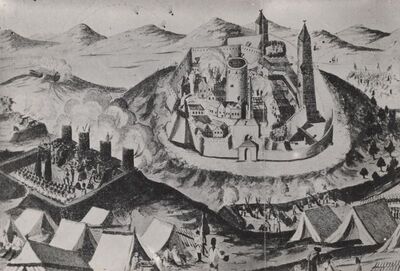 Podcetin (Cetingrad) - Slika opsada turskog grada 1790.