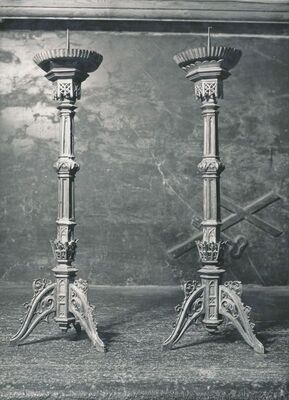 Sveti Petar Mrežnički (Duga Resa) - Župna crkva sv. Petra, svijećnjaci