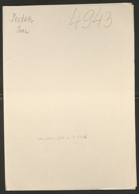 Šestak, Ivan, 8.7.1912. Policijski karton