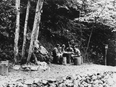 Medvednica - Vladimir Horvat sa suradnicima na Srnecu