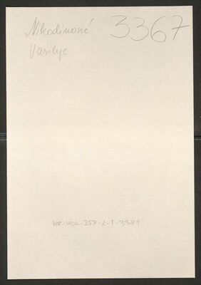 Nikodinović, Vasilije, 1891. Policijski karton