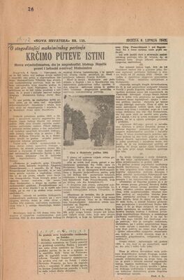 Krčimo puteve istini - o stogodišnici maksimirskog perivoja