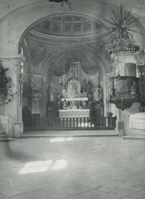 Bedekovčina - Župna crkva sv. Barbare, unutrašnjost, detalj