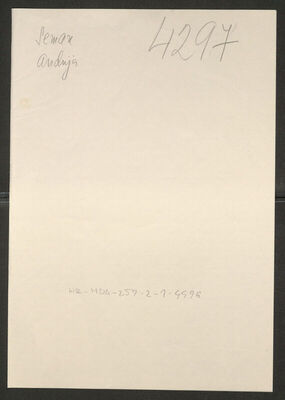 Seman, Andrija, 1893. Policijski karton