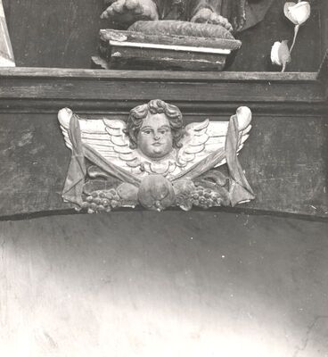 Gornji Tkalec - Kapela Uznesenja Blažene Djevice Marije, detalj glavnog oltara