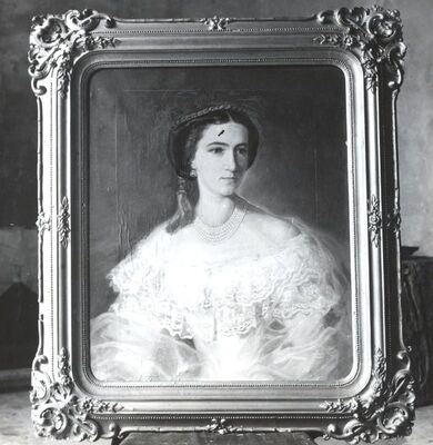 Slavetić - Dvorac Oršić, portret mlade žene