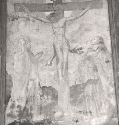 Gornji Tkalec - Kapela Uznesenja Blažene Djevice Marije, slika "Raspeće"