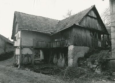 Ozalj (Lukinić Draga) - Tradicijska kuća, pročelja