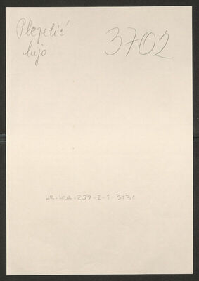 Plepelić, Mijo, 29.9.1909. Policijski karton