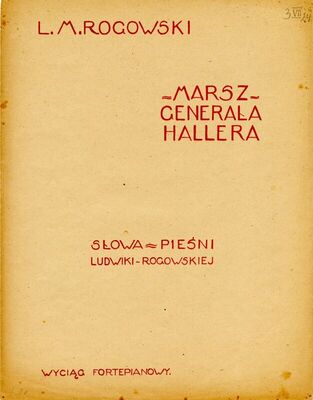 Skladba "Marš generala Hallera"
