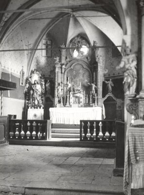 Bedenica - Župna crkva Svih Svetih, svetište