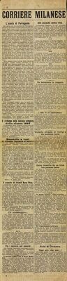 “Come furono mobilitati Slavi ed Italiani a Trieste per la guerra nel 1914“ di Gino Berni nel Corriere della Sera. NB. Con tali bugie si scrive la storia! = Kako su mobilizirani Slaveni i Talijani u Trstu za rat 1914.g., članak Gina Bernija u Corriere della Sera, Napomena Giuseppine Martinuzzi