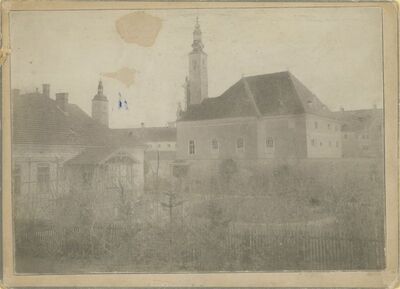 Varaždin - Crkva uršulinskog samostana, pogled