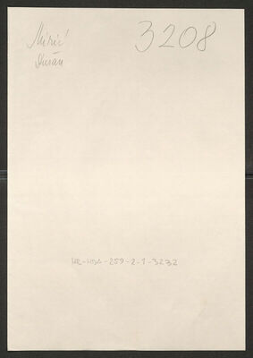 Mirić, Dušan, 11.2.1919. Policijski karton