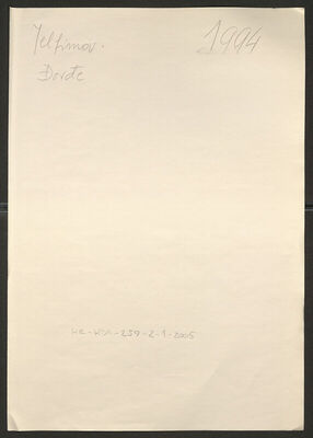 Jelfimov, Đorđe, 4.12.1921. Policijski karton