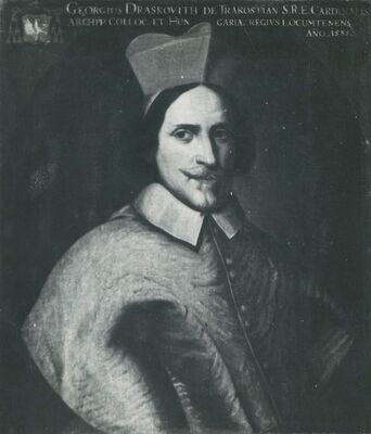 Trakošćan - portret kardinala Jurja Draškovića