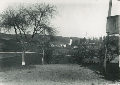 Tuhelj - Župna crkva Uznesenja Blažene Djevice Marije i naselje, situacija