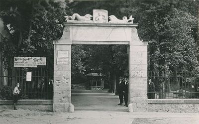 Varaždinske Toplice - ulaz u park