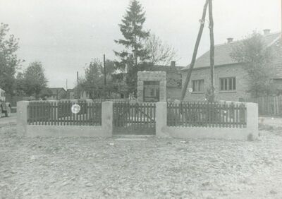 Brčevec - Spomenik NOB-e, situacija