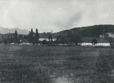 Lobor - Dvorac Keglević, situacija kompleksa u krajoliku