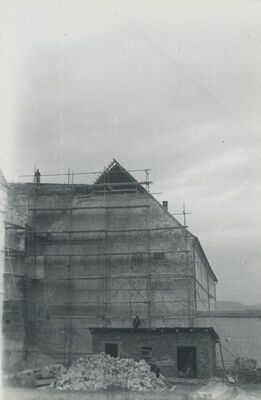 Lepoglava - Bivši pavlinski samostan, radovi na južnom pročelju samostana