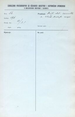 Zamolba za stare katastarske mape krajeva Hrvatske i Slavonije