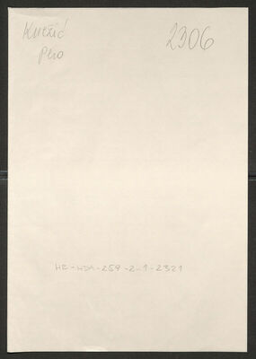 Knežić, Pero, 7.6.1920. Policijski karton