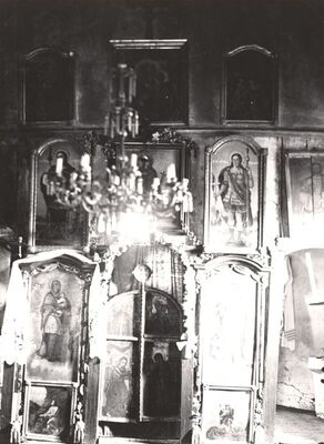 Salnik - Kapela sv. Paraskeve, ikonostas