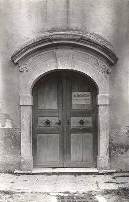 Marija Gorica - Crkva Pohođenja Blažene Djevice Marije, portal