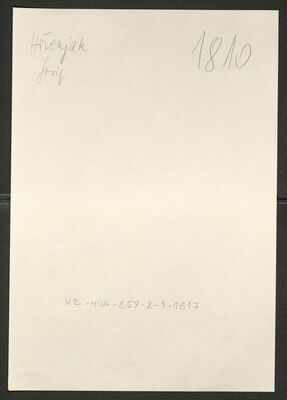 Hrženjak, Josip, 1905. Policijski karton