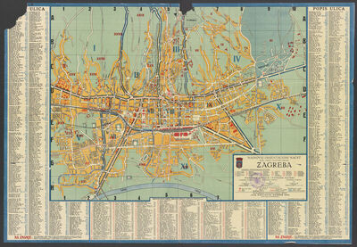 Najnoviji orijentacioni nacrt slob. i kralj. glavnog grada Zagreba