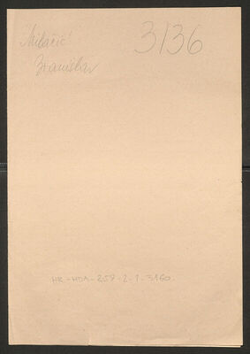 Milačić, Branislav. Policijski karton