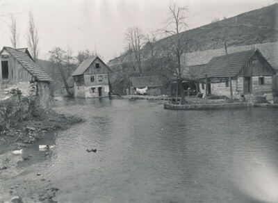 Rastoke (Slunj) - Donje Rastoke, kuća i mlinice