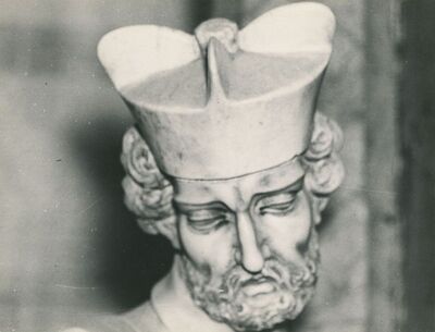 Varaždinske Toplice - Župna crkva sv. Martina, detalj oltara sv. Barbare