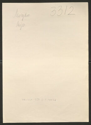 Munjko, Mijo, 29.9.1905. Policijski karton