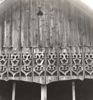 Mraclin - Tradicijska kuća, detalj trijema