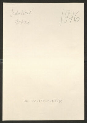 Jedrlinić, Anka, 26.7.1919. Policijski karton