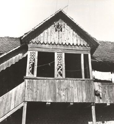 Mraclin - Tradicijska kuća, detalj trijema