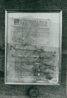 Pleško Polje - Kapela Ranjenog Isusa, isprava