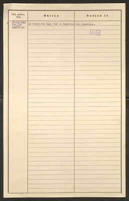 Šantek, Ivan, 13.12.1922. Policijski karton