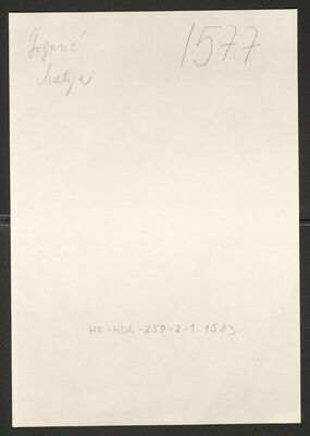 Grgurić, Matija, 1.1.1921. Policijski karton