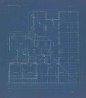 Stambena zgrada Lustig, tlocrt/tavan