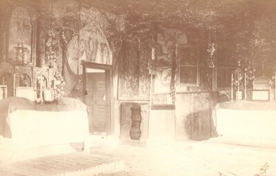 Velika Mlaka - Kapela sv. Barbare, detalj unutrašnjosti