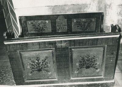 Lovrečan (Zlatar Bistrica) - Kapela sv. Lovre, unutrašnjost, detalj