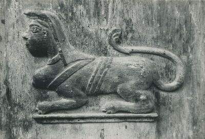 Varaždin - Trg Republike 13, detalj vrata, sfinga