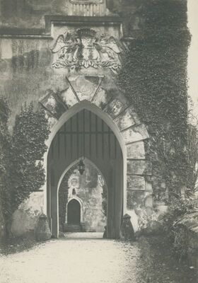 Trakošćan - dvorac, ulazni trijem