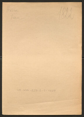 Hurm, Ivan, 27.1.1917. Policijski karton