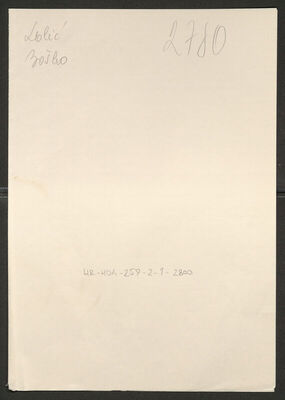 Lolić, Boško, 1897. Policijski karton