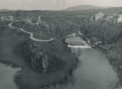 Rastoke (Slunj) - Ruševine Slunjskog grada i stare mlinice
